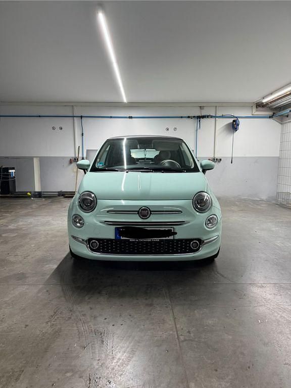 Grün Gebraucht 2019 Fiat 500C Lounge Cabrio | 14.500 € (Teuer) - Bild 1/4