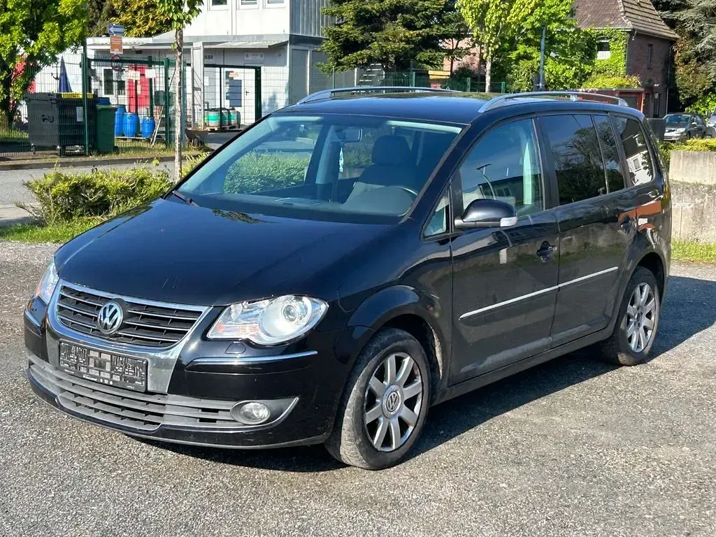 Gebraucht VW Touran Highline 170 PS (125 kW) 2008 Schwarz Van / Kleinbus