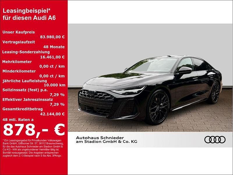 Schwarz Neu 2025 Audi A6 Edition .1 Limousine | 83.980 € (Superpreis) - Bild 1/4