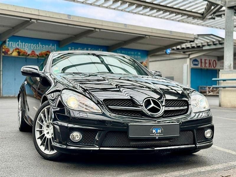 Schwarz Gebraucht 2008 Mercedes SLK55 AMG AMG Cabrio | 40.900 € (Fairer Preis) - Bild 1/4