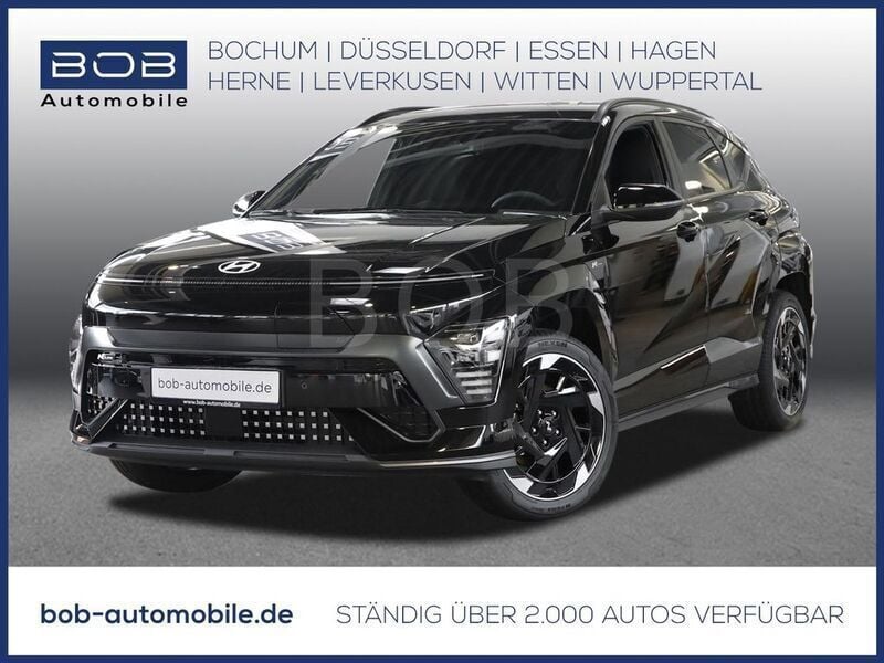 Abyss black Gebraucht 2025 Hyundai Kona N Line SUV | 35.999 € (Fairer Preis) - Bild 1/3