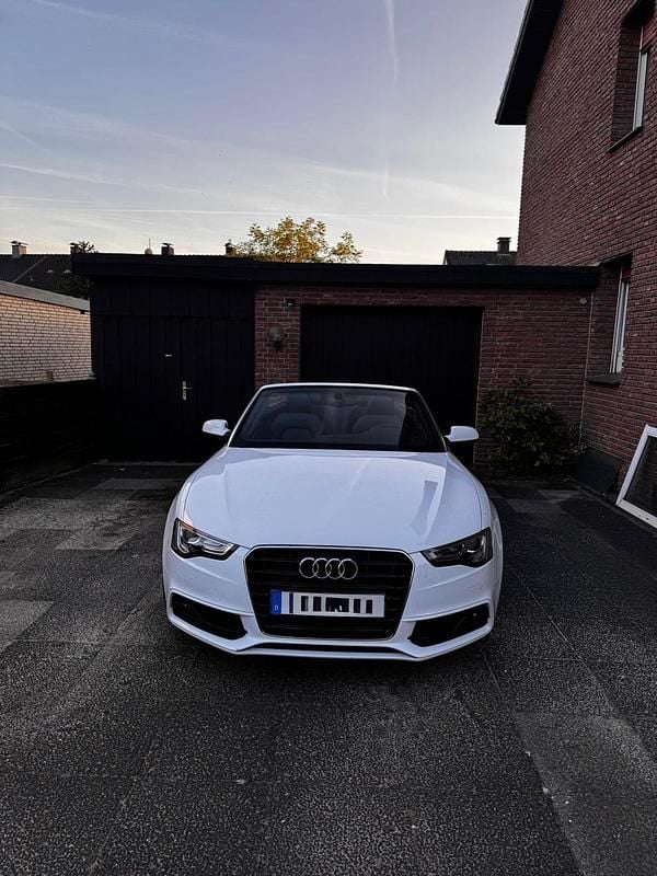 Weiß Gebraucht 2015 Audi A5 Cabriolet S-Line Cabrio | 17.500 € (Fairer Preis) - Bild 1/4