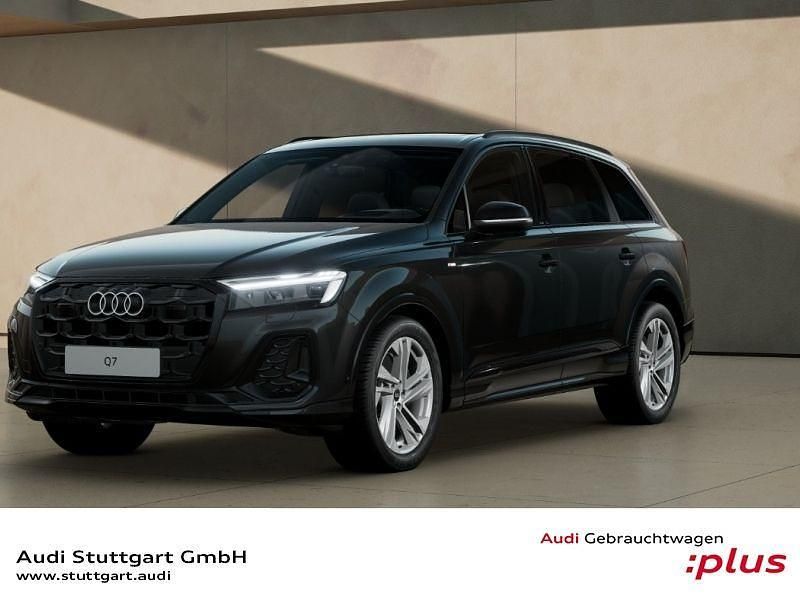 Mythosschwarz metallic Gebraucht 2025 Audi Q7 S-Line SUV | 69.940 € (Guter Preis) - Bild 1/4