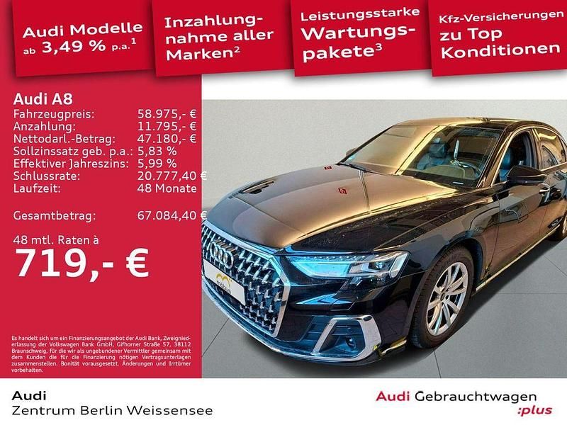 Gebraucht Audi A8L Exclusive 286 PS (210 kW) 2022 Brillantschwarz Limousine