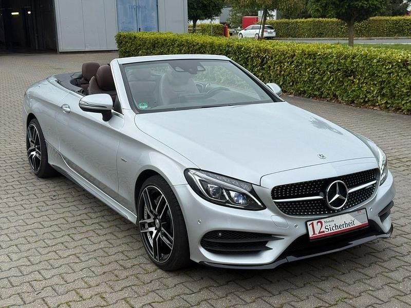 Silber Gebraucht 2016 Mercedes C400 AMG line Cabrio | 30.990 € (Guter Preis) - Bild 1/3