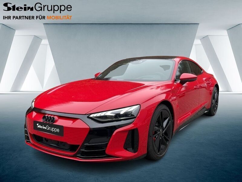 Rot / tangorot Gebraucht 2022 Audi e-tron GT quattro Ambiente Limousine | 64.990 € (Etwas zu teuer) - Bild 1/4