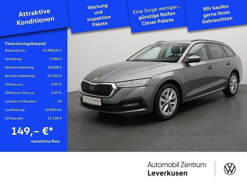 Grau / graphitgrau (metallic) Gebraucht 2023 Skoda Octavia Ambition Kombi | 23.988 € (Guter Preis) - Bild 1/4