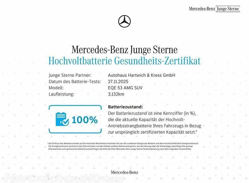 Gebraucht Mercedes EQE AMG 53 AMG 459 kW (625 PS) 2023 Diamantweiss  lack SUV