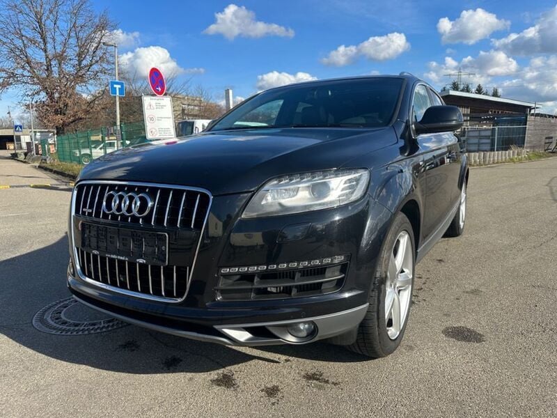 Schwarz metallic Gebraucht 2014 Audi Q7 S-Line SUV | 17.999 € (Superpreis) - Bild 1/4