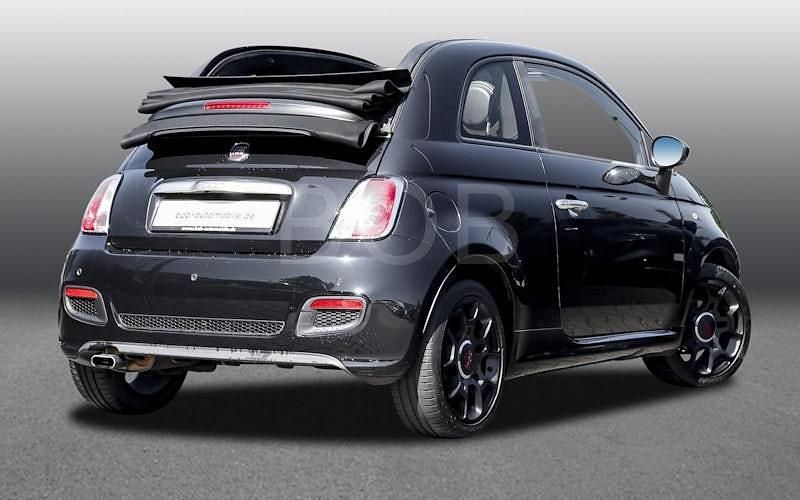 Gebraucht Fiat 500C S 69 PS (50 kW) 2015 Vesuvio schwarz (schwarz) (schwarz) Cabrio