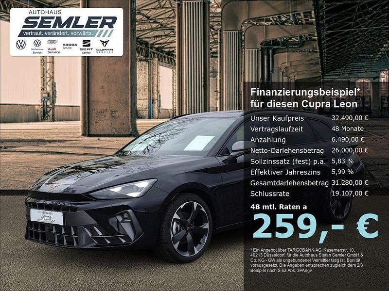 Neu Cupra Leon 150 PS (110 kW) 2025 Schwarz Kombi