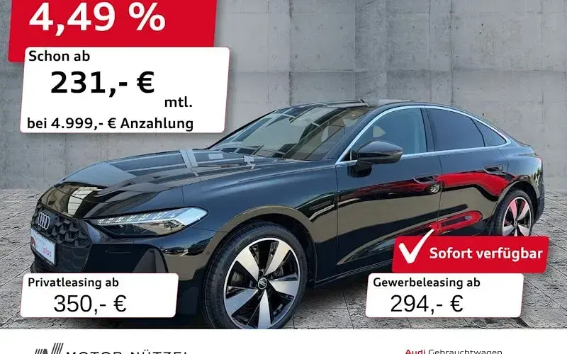 Gebraucht Audi A5 Sport 204 PS (150 kW) 2025 Mythosschwarz metallic Limousine