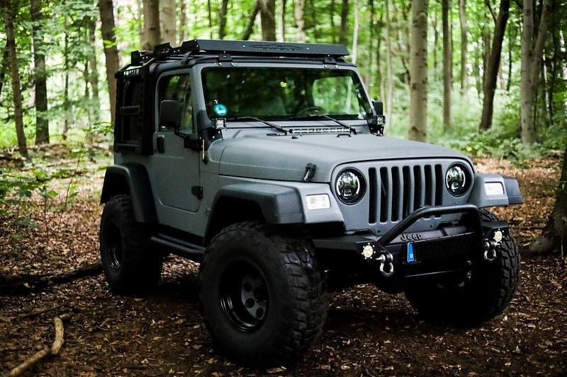 Gebraucht Jeep Wrangler Sahara 177 PS (130 kW) 2001 Grau SUV