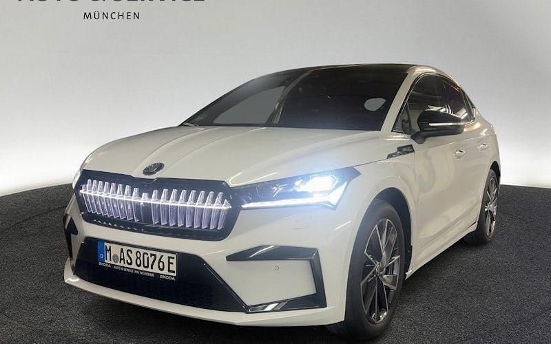 Weiß Gebraucht 2025 Skoda Enyaq iV SportLine SUV | 49.950 € (Fairer Preis) - Bild 1/4