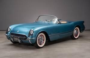Blau Gebraucht 1954 Chevrolet Corvette Cabrio | 69.500 € - Bild 1/4