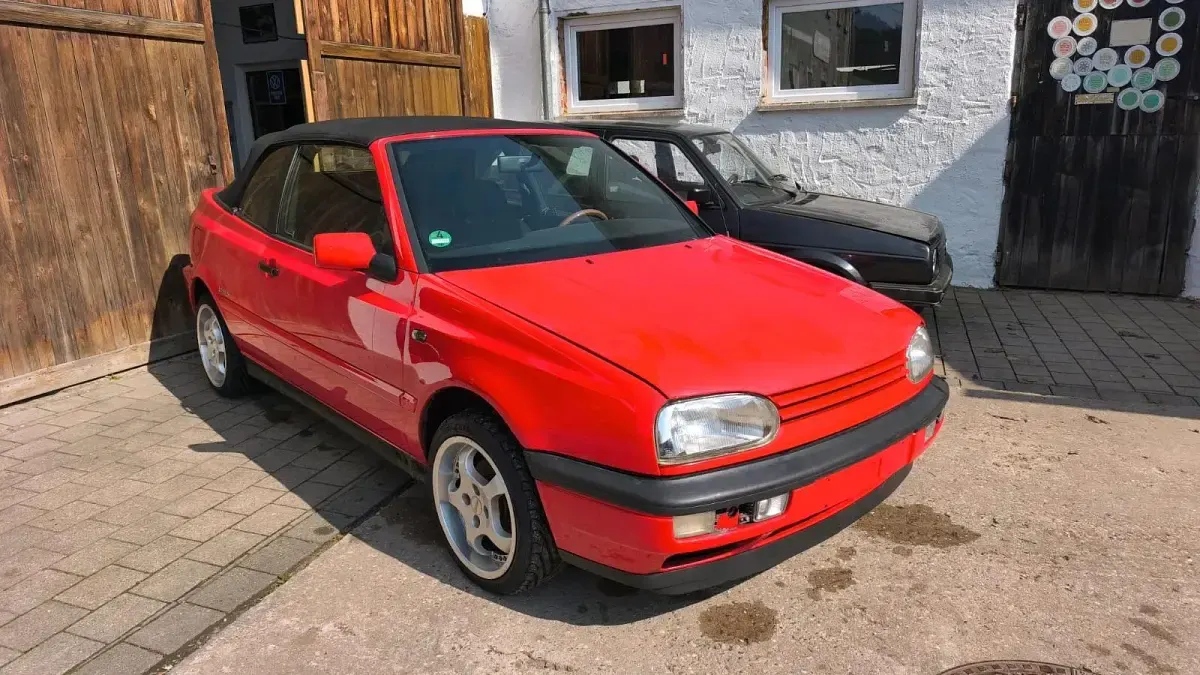 Gebraucht VW Golf Cabriolet 75 PS (55 kW) 1997 Rot Cabrio