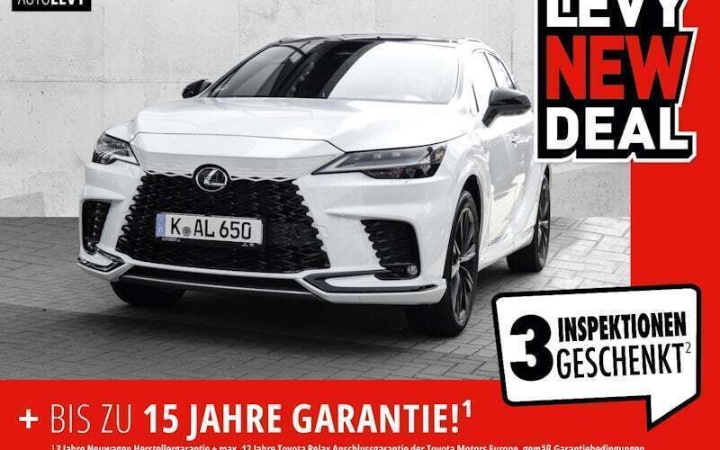 Weiß Gebraucht 2024 Lexus RX500h Sport Line SUV | 79.890 € (Etwas zu teuer) - Bild 1/4