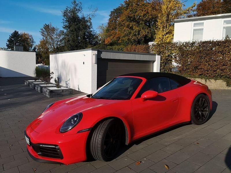 Rot Gebraucht 2019 Porsche 911 Carrera S Cabriolet Cabrio | 118.500 € (Superpreis) - Bild 1/4