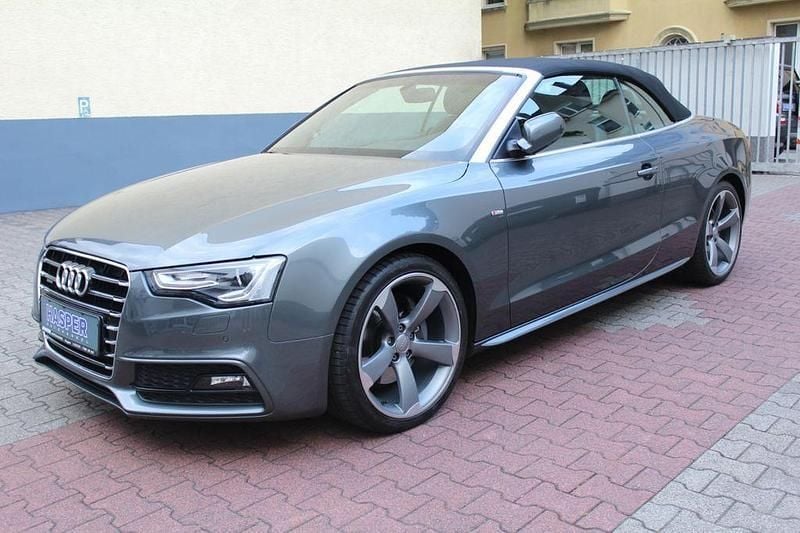 Grau Gebraucht 2015 Audi A5 Cabriolet S-Line Cabrio | 18.990 € (Fairer Preis) - Bild 1/4