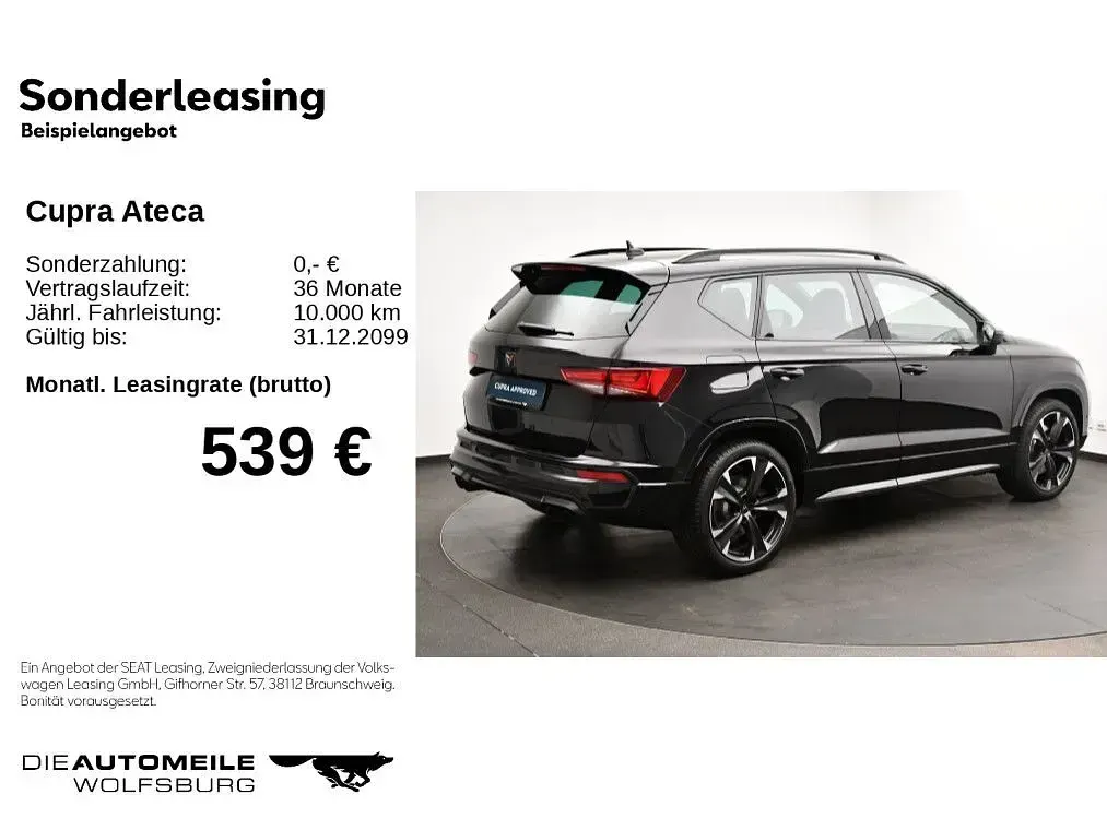 Second-hand Cupra Ateca 300 CP (220 kW) 2021 Negru SUV