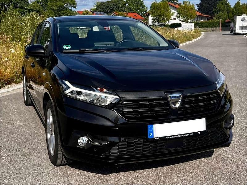 Schwarz Gebraucht 2022 Dacia Sandero Comfort Kleinwagen | 13.500 € (Guter Preis) - Bild 1/4