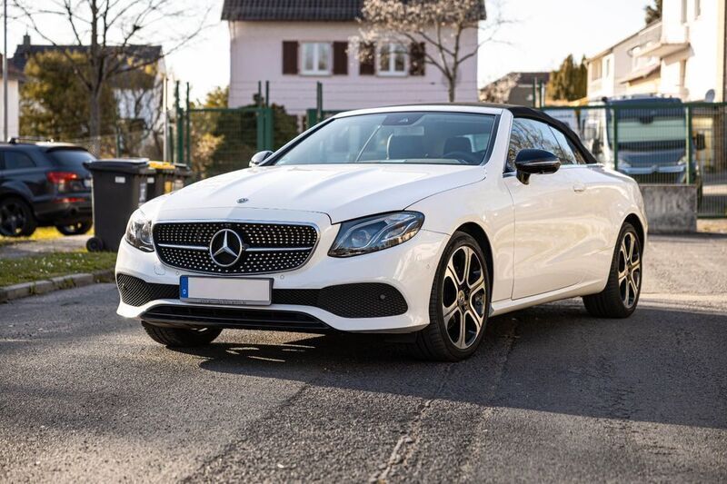 Weiß Gebraucht 2017 Mercedes E200 Cabrio | 34.990 € (Fairer Preis) - Bild 1/4