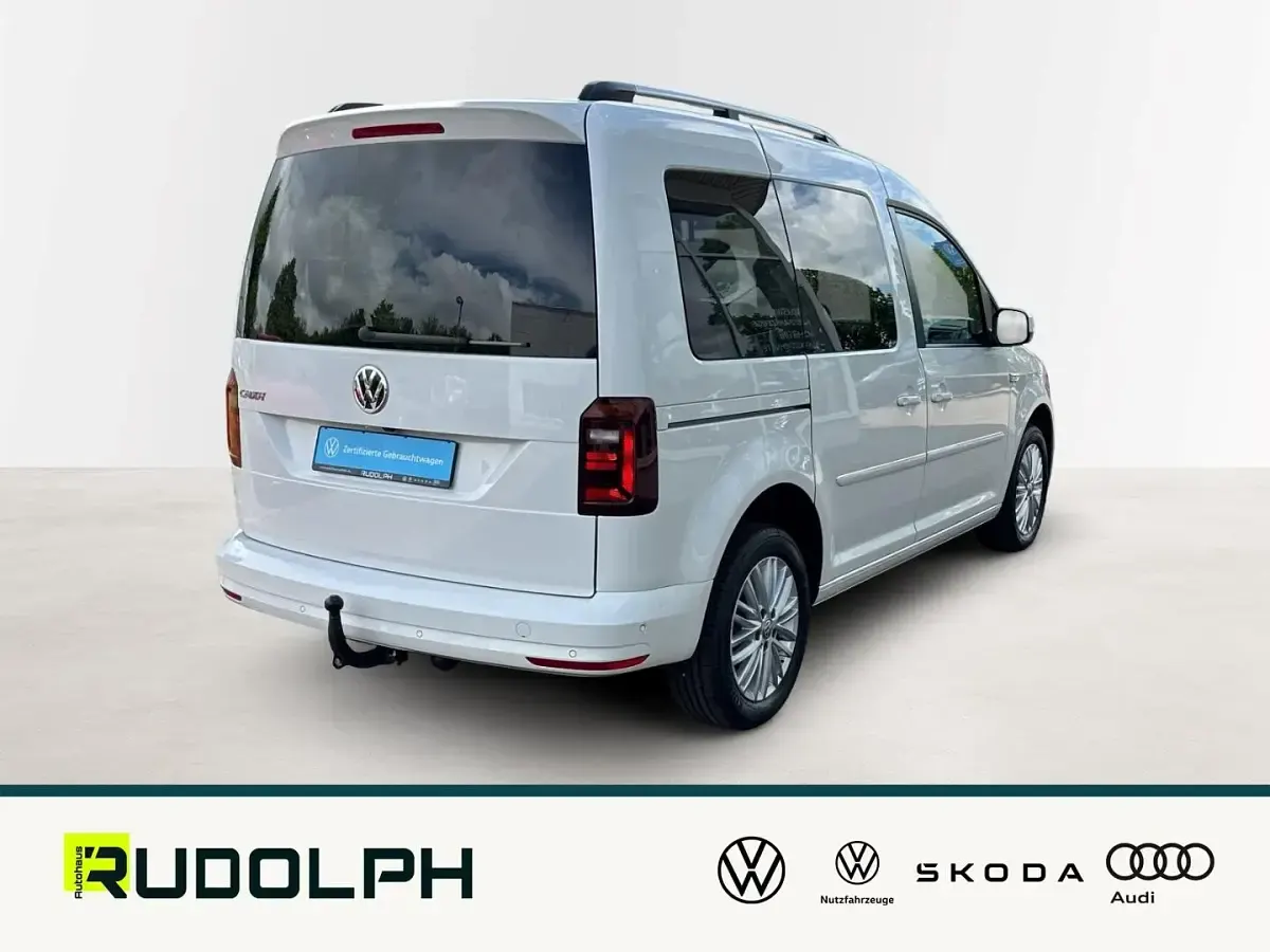 Gebraucht VW Caddy Highline 150 PS (110 kW) 2020 Candyweiß Van / Kleinbus