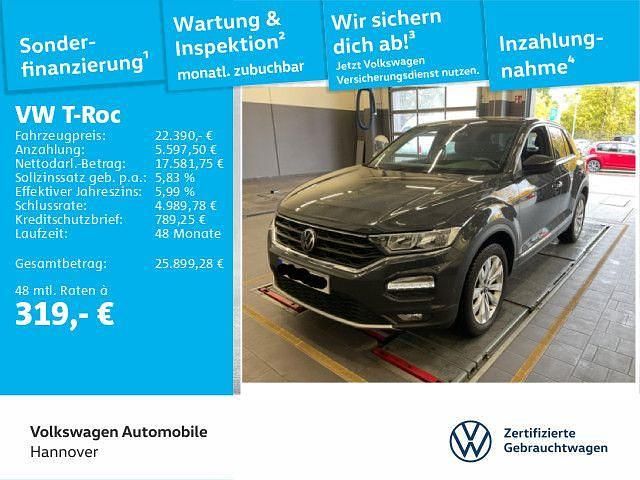 Uranograu Gebraucht 2021 VW T-Roc Sport SUV | 22.390 € (Superpreis) - Bild 1/3