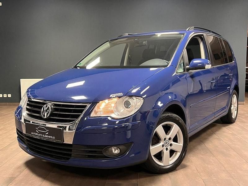 Blau Gebraucht 2009 VW Touran United Van / Kleinbus | 2.250 € (Superpreis) - Bild 1/4
