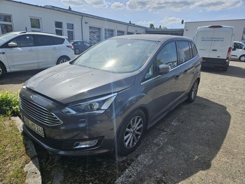 Grau Gebraucht 2016 Ford Grand C-Max Titanium Van / Kleinbus | 8.999 € (Guter Preis) - Bild 1/4