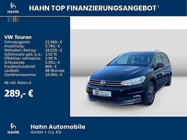 Używany VW Touran Active 150 KM (110 kW) 2022 Czarny Minivan