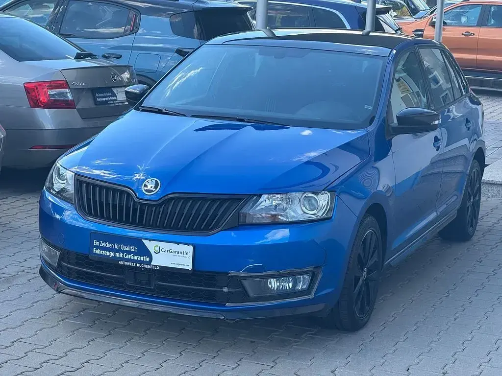 Gebraucht Skoda Rapid Monte Carlo 116 PS (85 kW) 2016 Blau Kleinwagen
