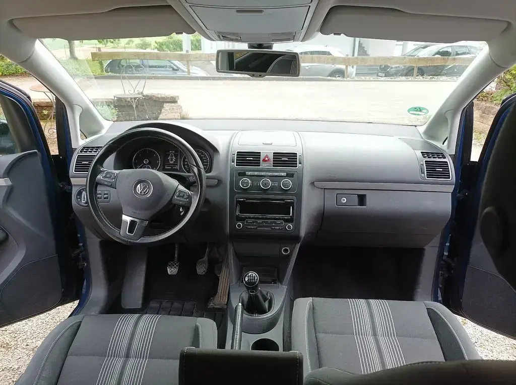 Gebraucht VW Touran Match 105 PS (77 kW) 2012 Blau Van / Kleinbus