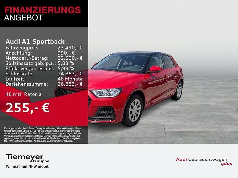 Rot Gebraucht 2024 Audi A1 Sportback Advanced Kleinwagen | 23.490 € (Fairer Preis) - Bild 1/2