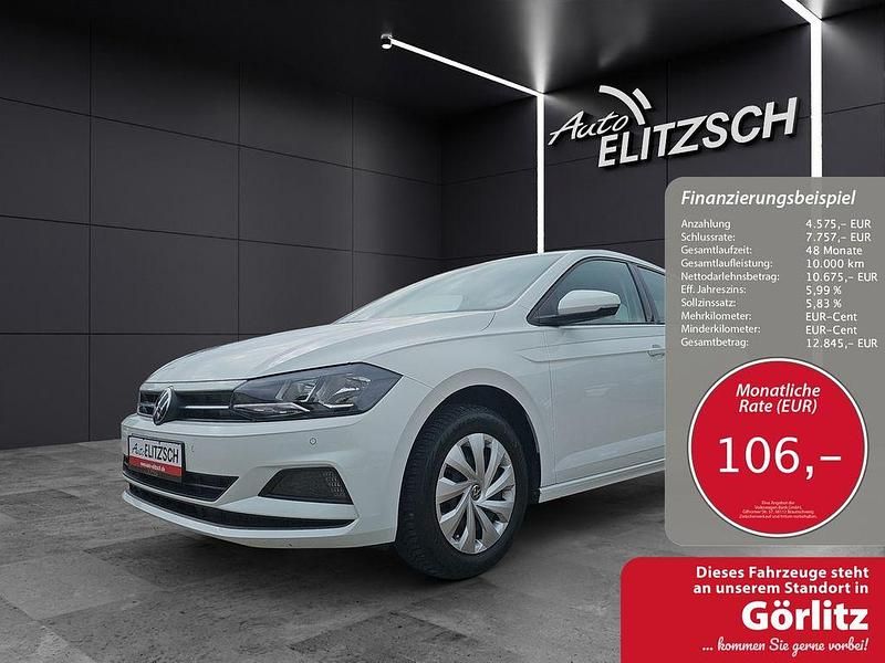 Weiß Gebraucht 2021 VW Polo Comfortline Limousine | 15.250 € (Fairer Preis) - Bild 1/4