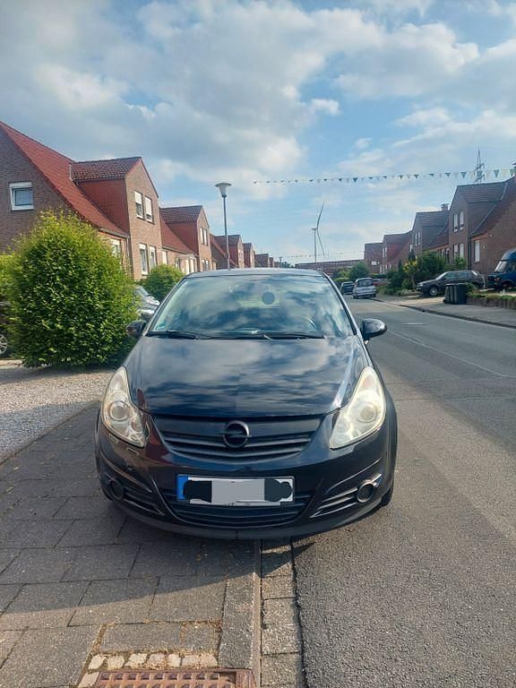 Schwarz Gebraucht 2008 Opel Corsa Limousine | 1.400 € - Bild 1/4