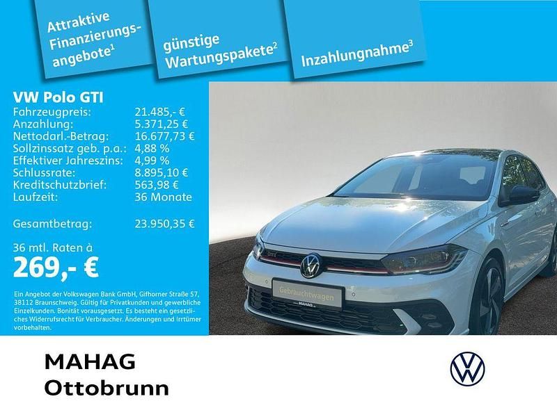 Weiß Gebraucht 2022 VW Polo GTI Limousine | 21.485 € (Guter Preis) - Bild 1/2