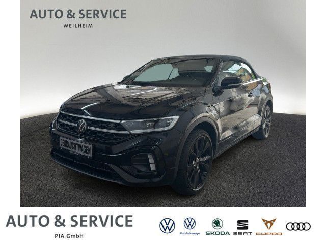 Schwarz Gebraucht 2022 VW T-Roc Cabriolet R-line Cabrio | 31.990 € (Etwas zu teuer) - Bild 1/4