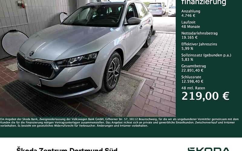 Silber Gebraucht 2022 Skoda Octavia Clever Kombi | 23.911 € (Guter Preis) - Bild 1/4