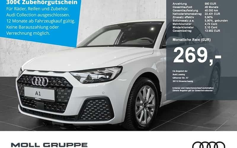 Weiß Neu 2025 Audi A1 Sportback Ambiente Kleinwagen | 28.990 € (Fairer Preis) - Bild 1/4