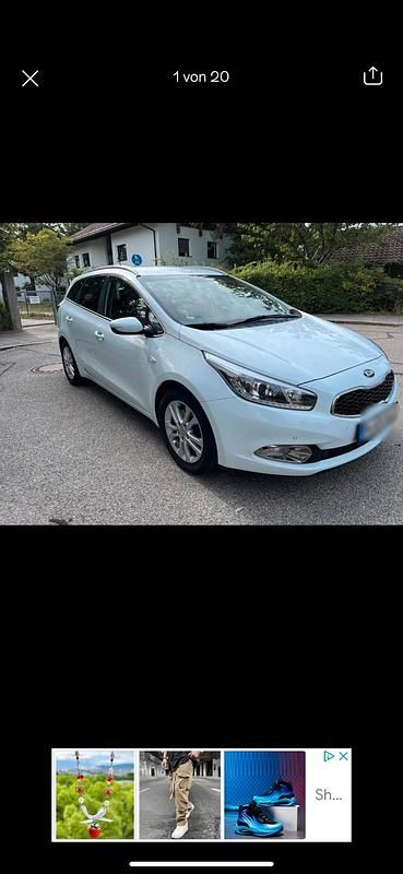 Weiß Gebraucht 2015 Kia Ceed DREAM-TEAM Edition Kombi | 9.000 € (Fairer Preis) - Bild 1/4