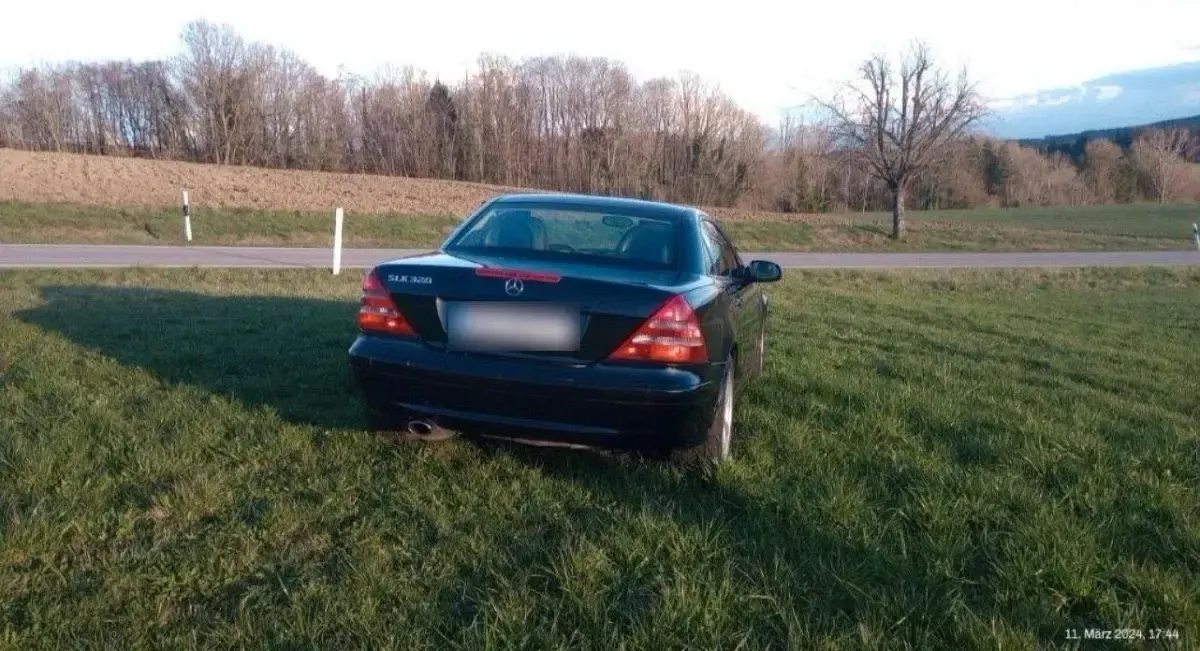 Gebraucht Mercedes SLK320 230 PS (169 kW) 2001 Schwarz Cabrio