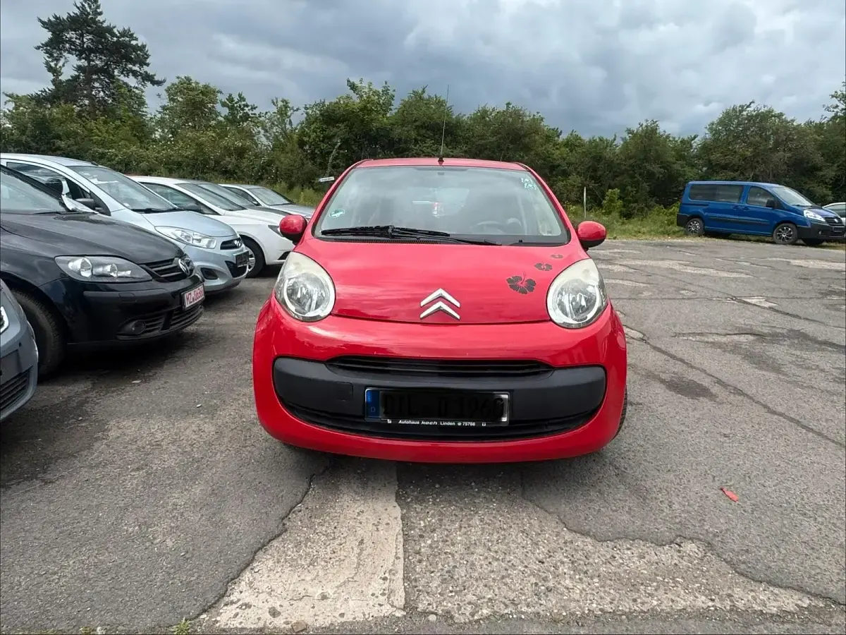 Gebraucht Citroën C1 68 PS (50 kW) 2009 Rot Kleinwagen