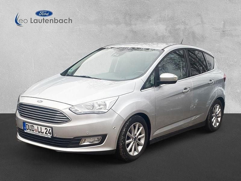 Polarsilber metallic Gebraucht 2018 Ford C-MAX Titanium Van / Kleinbus | 13.900 € (Teuer) - Bild 1/4