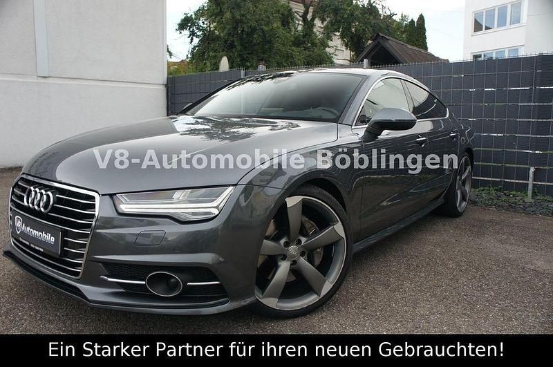 Grau Gebraucht 2014 Audi A7 Sportback S-Line Kleinwagen | 25.300 € (Teuer) - Bild 1/4