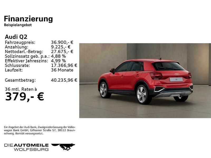 Neu Audi Q2 Advanced Plus 150 PS (110 kW) 2025 Progressivrot metallic SUV