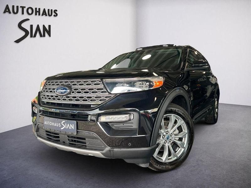 Schwarz Gebraucht 2020 Ford Explorer Platinum SUV | 40.900 € - Bild 1/4