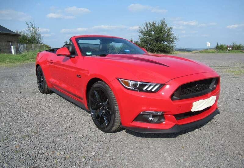 Rot Gebraucht 2018 Ford Mustang Cabrio | 39.800 € (Fairer Preis) - Bild 1/4