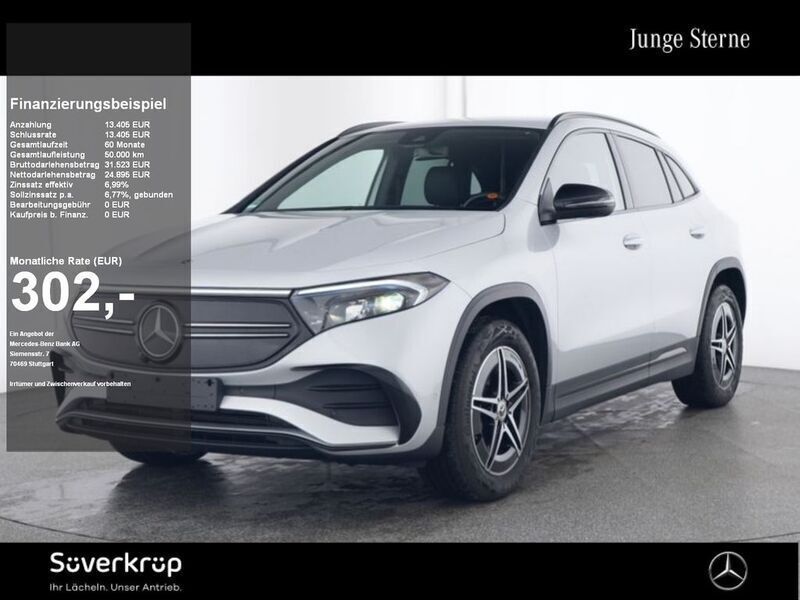 Silber iridiumsilber (metallic) Gebraucht 2024 Mercedes EQA300 AMG SUV | 38.275 € (Guter Preis) - Bild 1/2