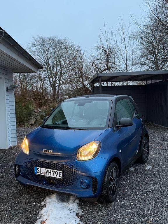 Gebraucht Smart ForTwo Electric Drive Passion 60 kW (82 PS) 2021 Blau Cabrio